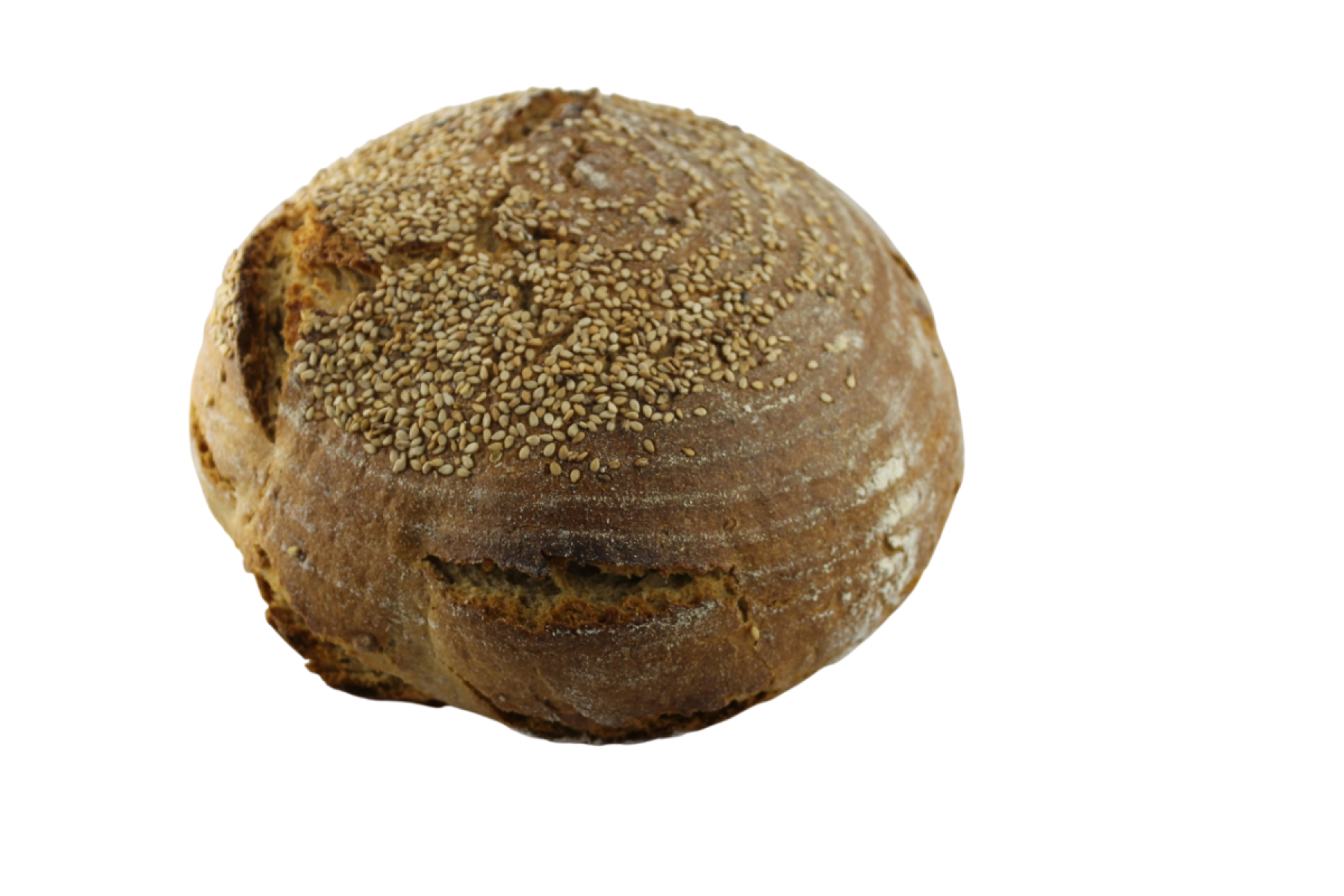 Roggen-Dinkel-Laib 750 mit Sesam Steingraber Brote