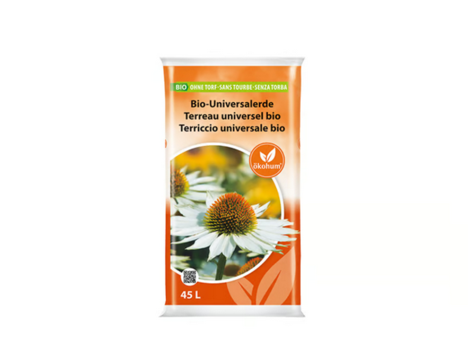 Bio Universalerde ohne Torf 45 Liter  (Humus) l F16