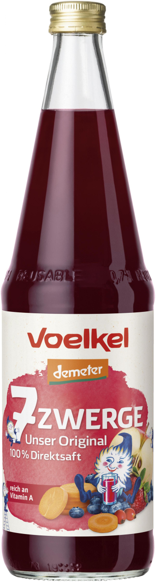 Kindersaft 7-Zwerge 0,7l  Voelkel