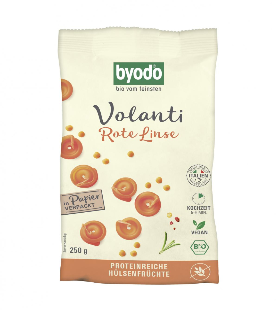 Volanti  Rote Linsen Vollkkornnudel
