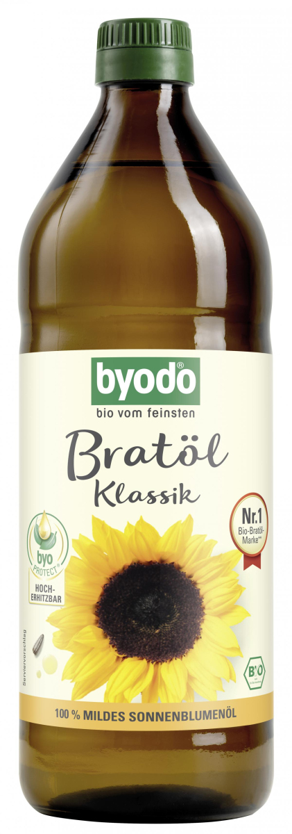 Bratöl Sonnenblume 0,75 l klassisch, Byodo