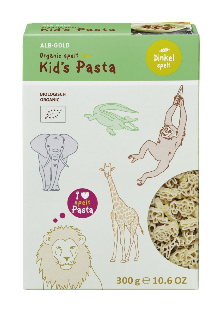 Kids Pasta Zoo Dinkel Nudeln