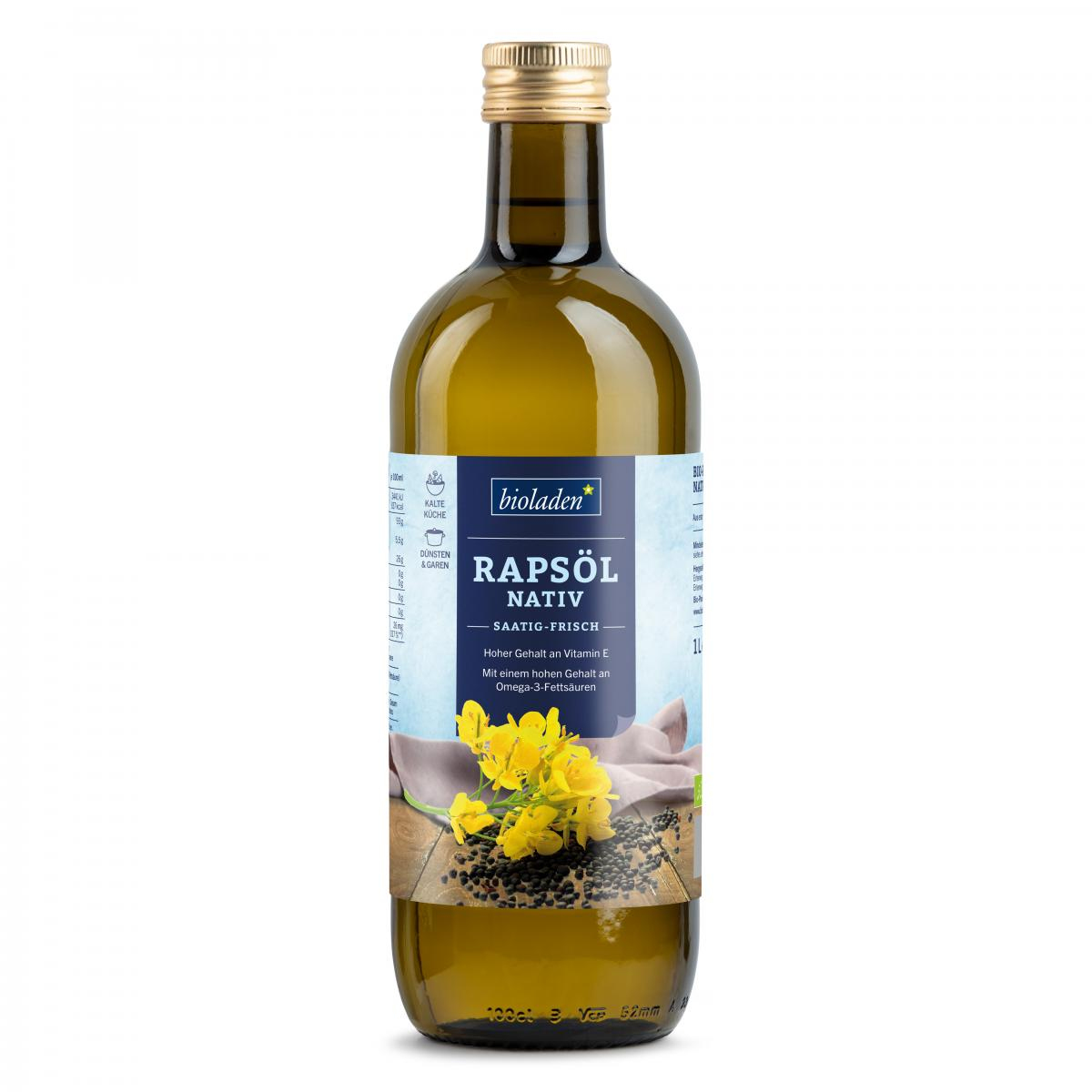 Rapsöl nativ 1l Flasche