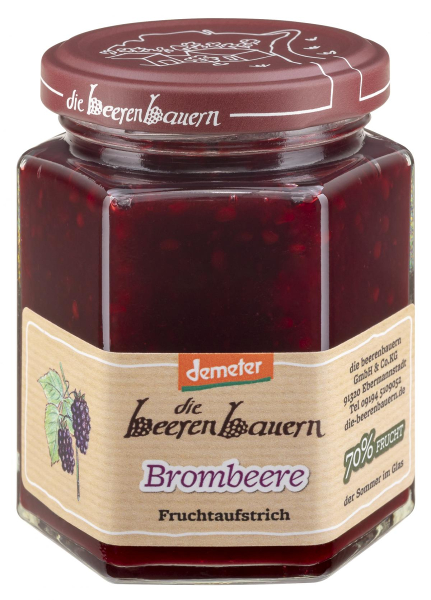 bedingt lieferbar: Brombeere Fruchtaufstrich, 200g Glas