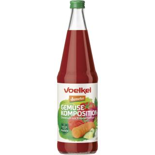 Gemüsesaft Komposition Demeter 0,7l