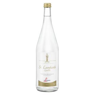 Leonhard''s Wasser, gelbgold Verschluß, mildes Wasser