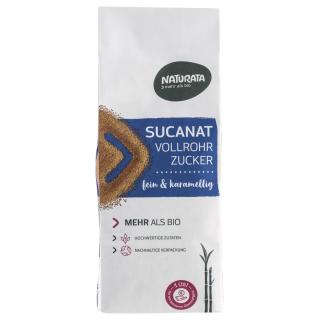 Zucker, 400g Sucanat, Vollrohrzucker braun