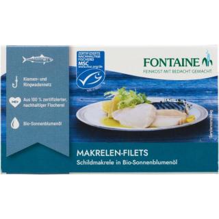 Z.Z.schlecht verfügbar Makrelenfilets o. Haut+Gräten 120g Fisch in Dose