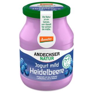 Joghurt Heidelbeere
