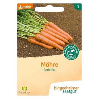 Abverkauf Saatgut Möhren - Rodelika