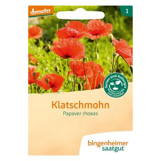Saatgut Klatschmohn