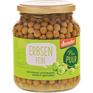 Erbsen 350 g Glas