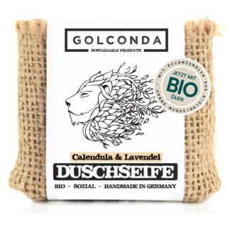 Duschseife Calendula Lavendel, Golconda, 65 g