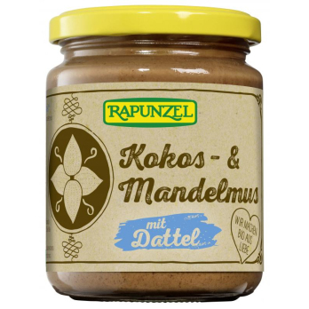 Kokos- & Mandelmus mit Dattel, 250g Glas