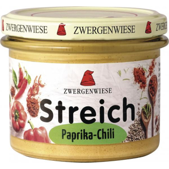 Streich Paprika Chili  - veganer Brotaufstrich