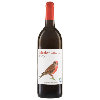 Merlot "Becco", halbtrocken, 1 L Flasche