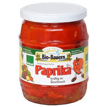 Eingelegte rote Paprika 520g Glas