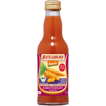 Karottensaft 0,2l  Rodelika demeter Abverkauf 7/24