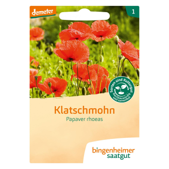 Saatgut Klatschmohn