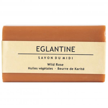 Seife Wildrose mit Karitébutter, 100g