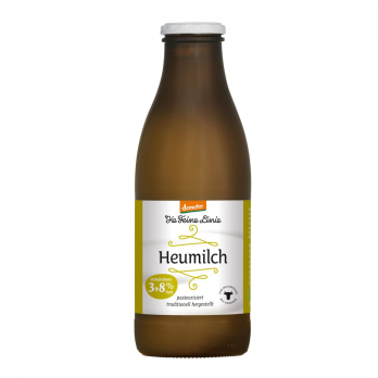 Heumilch 3,8% frisch in der Flasche