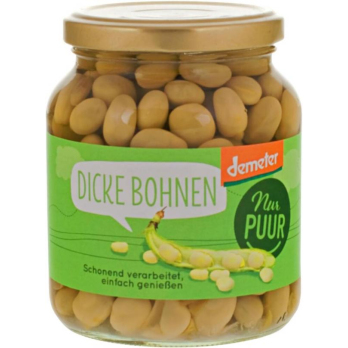 Dicke Bohnen, 350g Glas