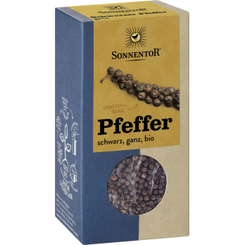 Pfeffer schwarz, ganze Körner