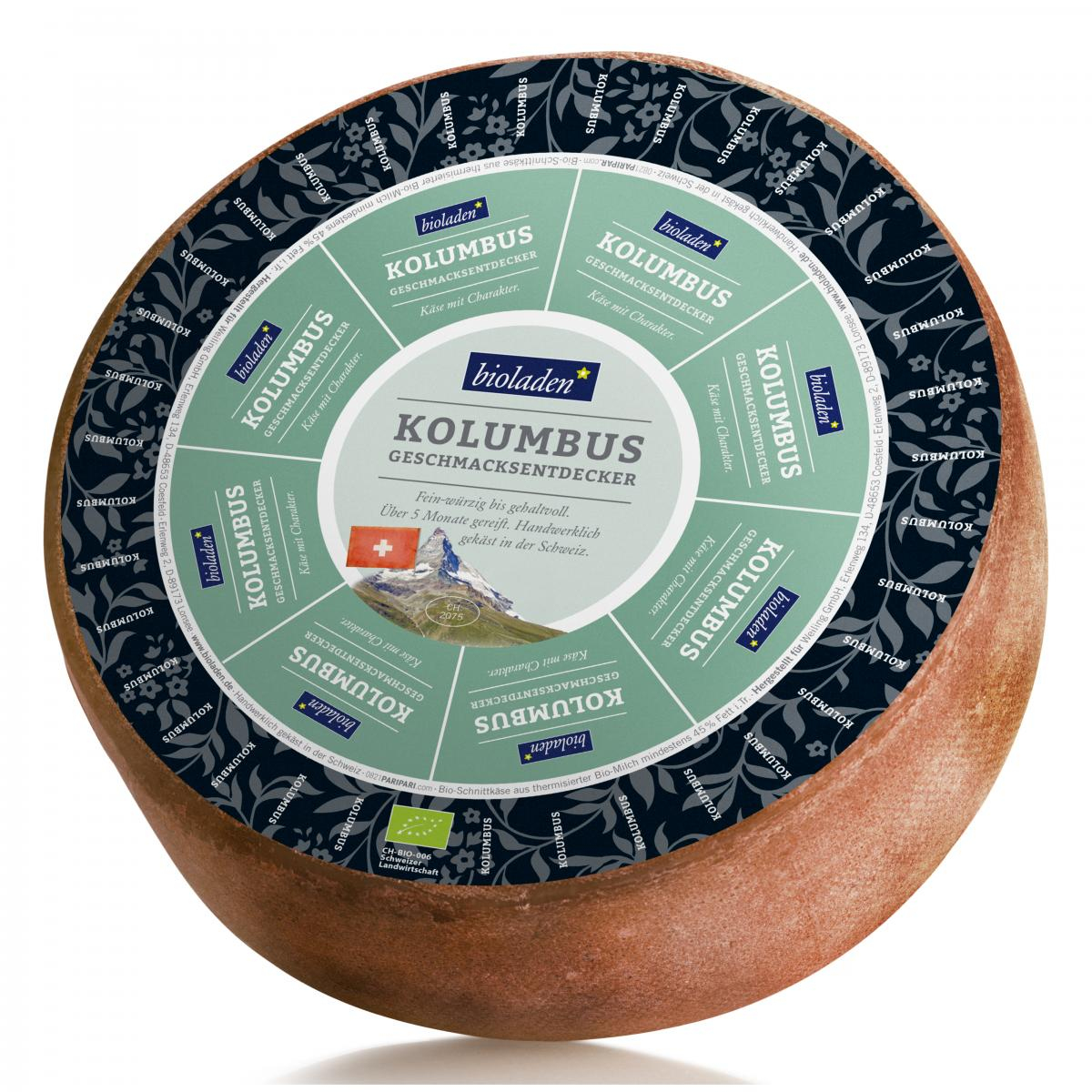 Kolumbus ca. 200g Käsestück, SB- pre-pack