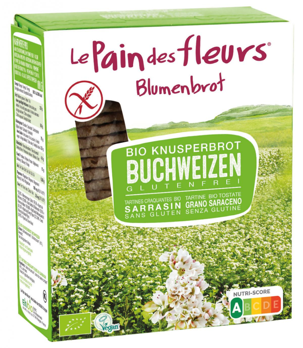 Blumenbrot Buchweizen 2*75 g glutenfrei