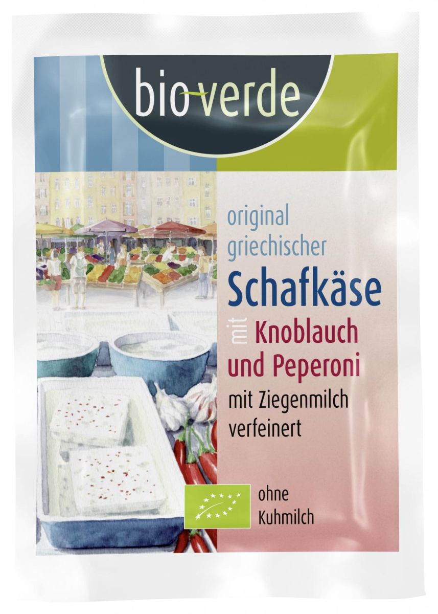 Feta .m Knobl+Pep. Schafkäse 150g