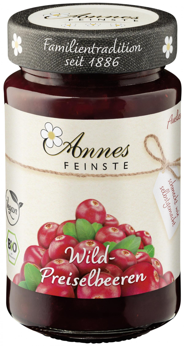 Auslese Wild-Preiselbeeren 250g Glas
