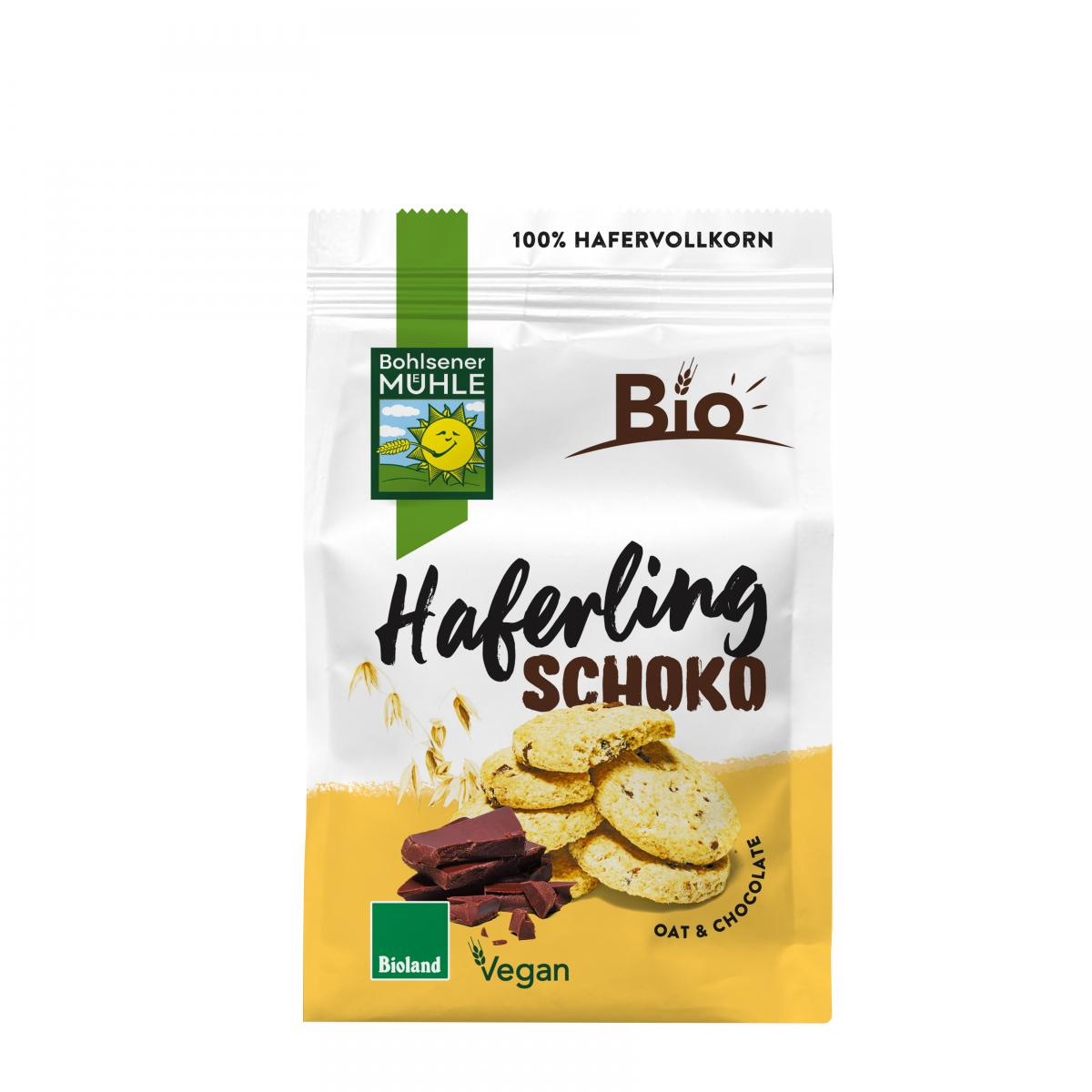 Schoko Haferlinge - Gebäck mit Schokostückchen