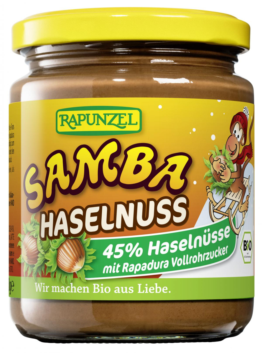 Samba Haselnusscreme, 250g Glas