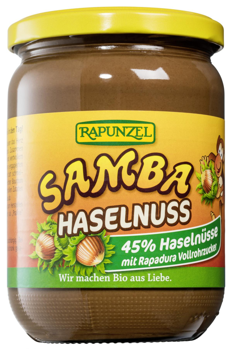 Samba Haselnusscreme Aufstrich, 500g Glas