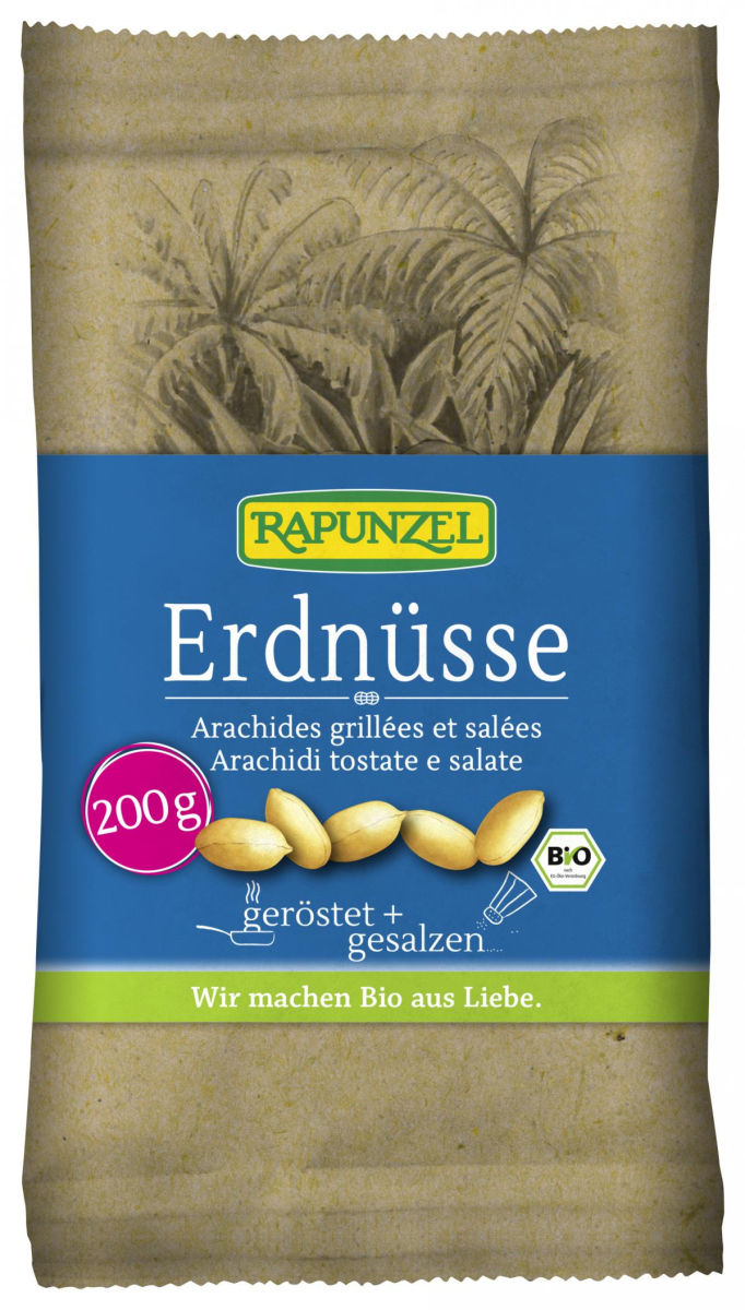Erdnüsse geröstet, gesalzen 200g -Erdnuss geröstet
