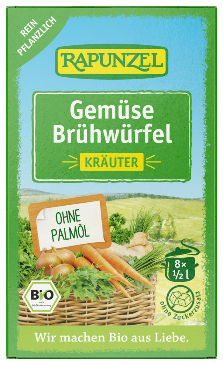 Gemüse-Brühwürfel mit Kräutern (8*0,5l)