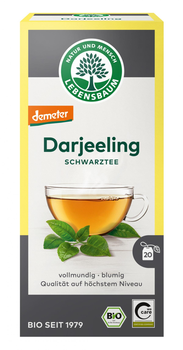 Tee Darjeeling, Demeter 20*2 Schwarztee