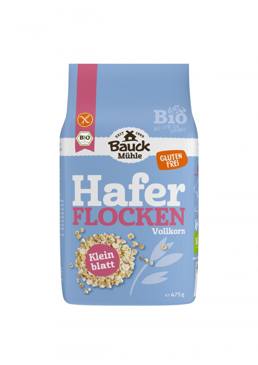 Glutenfreie Haferflocken, Kleinblatt, Bauckhof