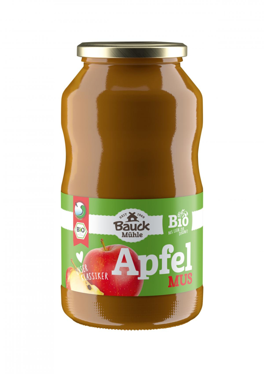 Apfelmus, 700g Glas, gesüßt mit Apfeldicksaft