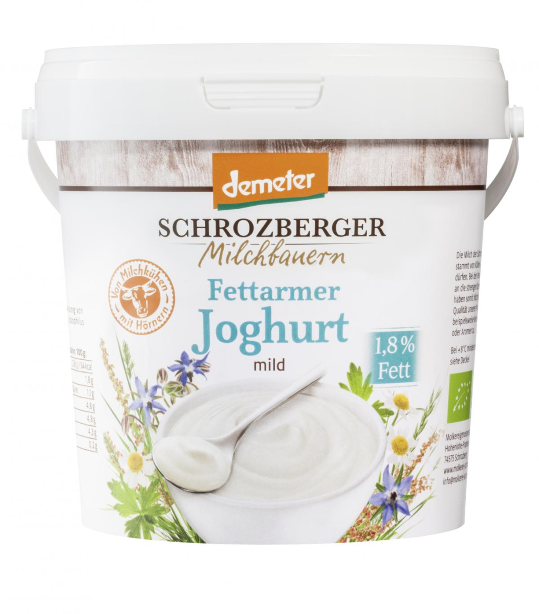 Joghurt fettarm 1,8% -1 kg Eimer