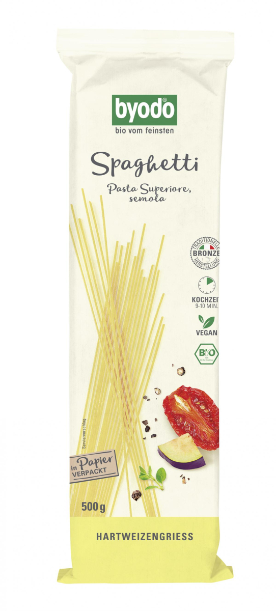 Byodo Spaghetti semola, Hartweizen Nudeln