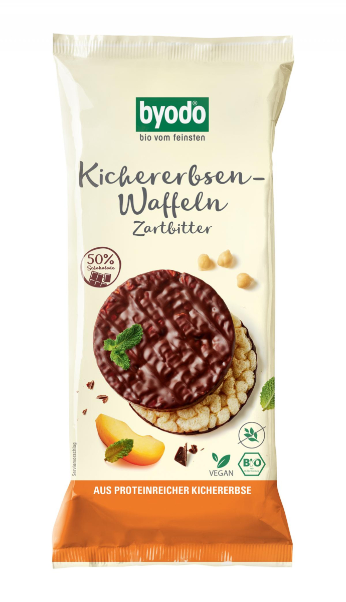 Kichererbsen Waffeln Zartbitter