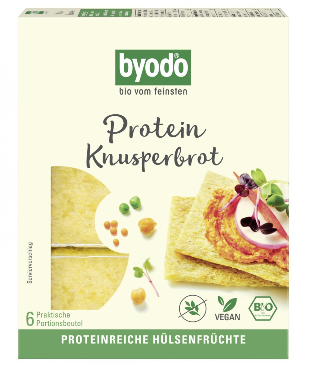 Protein Knusperbrot aus Erbsen und Linsen