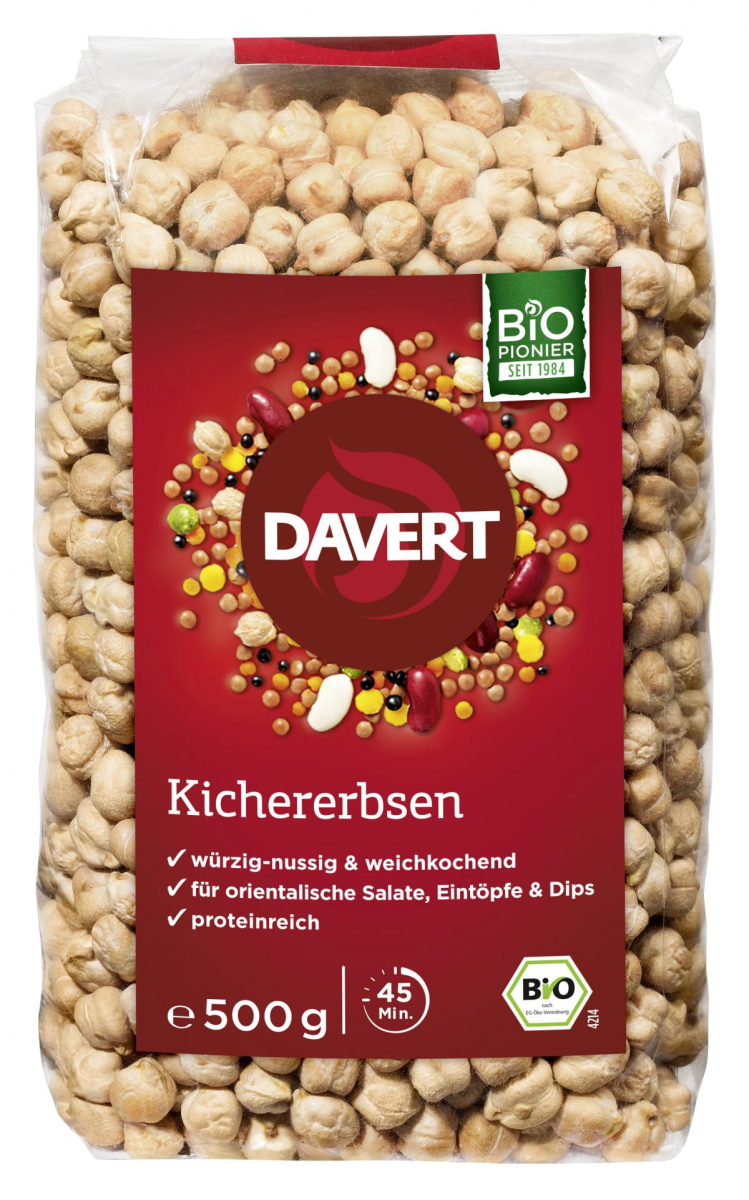 Kichererbsen, 500g Hülsenfrüchte