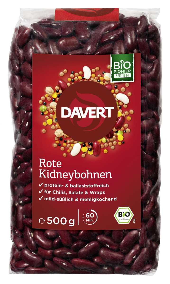 Kidneybohnen rot , 500g  September