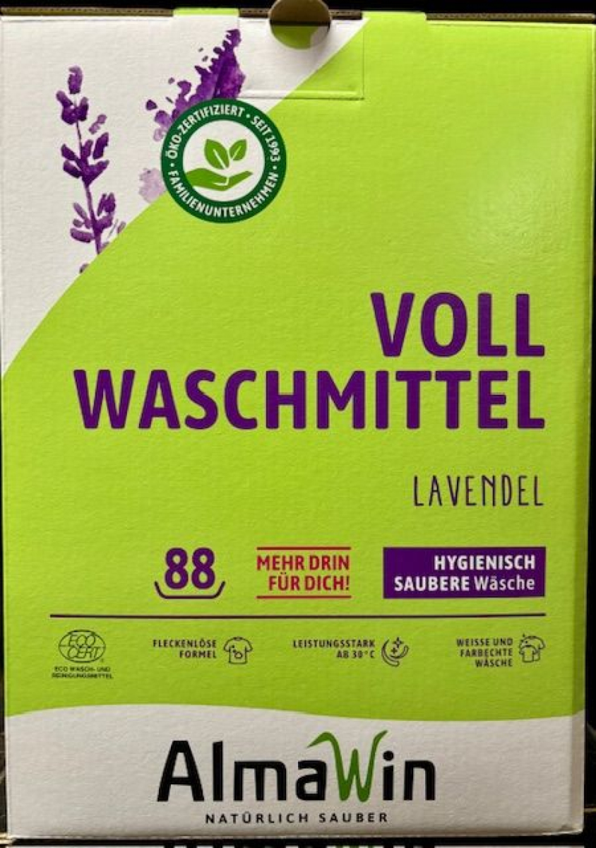 Almawin Vollwaschmittel Pulver, 4,6 kg