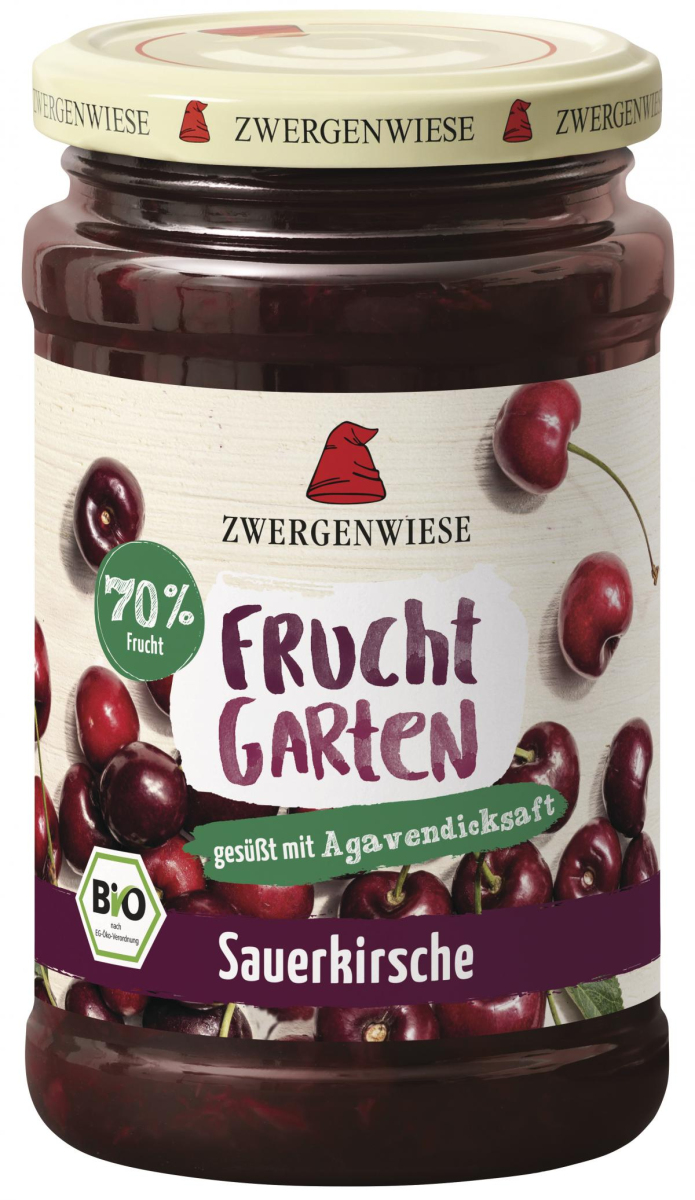 Sauerkirsche Fruchtgarten  225g Glas