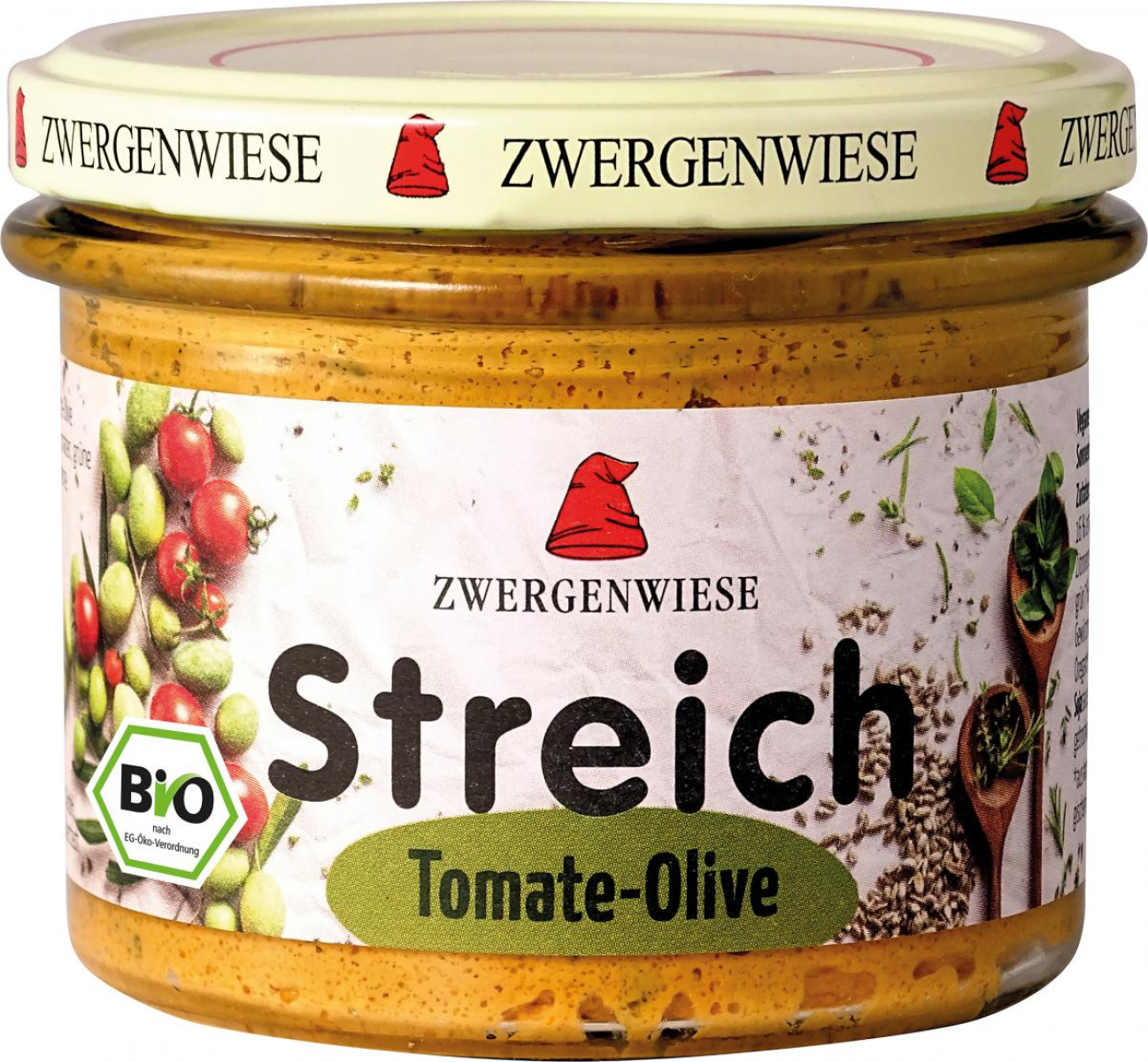Streich Tomate Olive - veganer Brotaufstrich