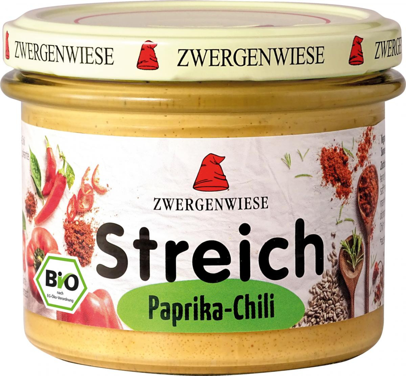Streich Paprika Chili  - veganer Brotaufstrich