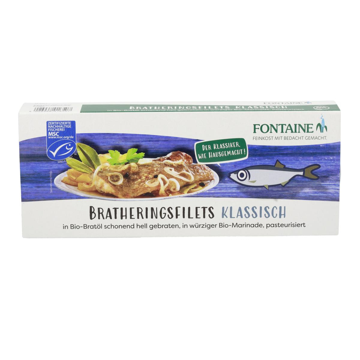 Brathering-Filet in Marinade, 325g Fischdose